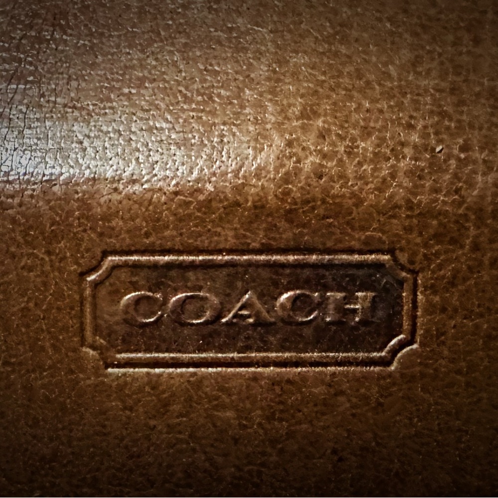 Vintage Coach clutch wallet 2004 year Brown Leather Wallet - Picture 5 of 17